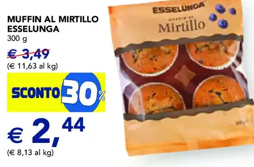 Muffin al mirtillo
