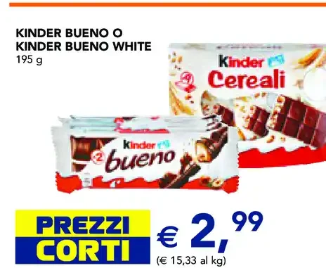 Kinder Bueno o Kinder Bueno White