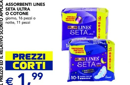 Assorbenti Lines Seta Ultra