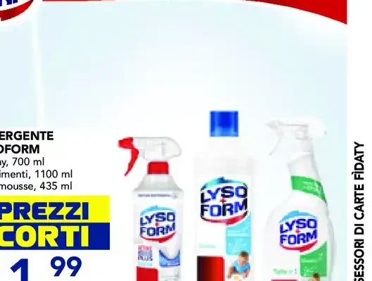 Detergente Lysoform