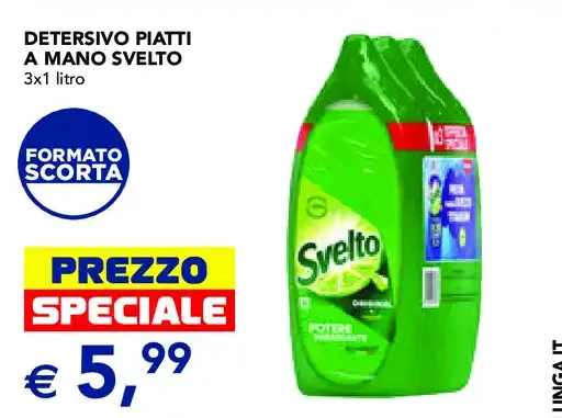 Detersivo piatti Svelto