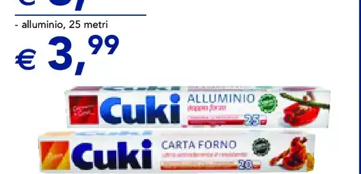 Alluminio Cuki