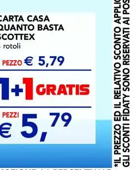 Carta casa Scottex Quanto Basta