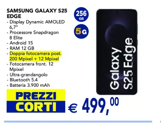 Samsung Galaxy S25 Edge 256 GB 5G