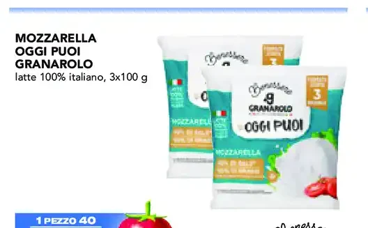 Mozzarella Oggi Puoi Granarolo