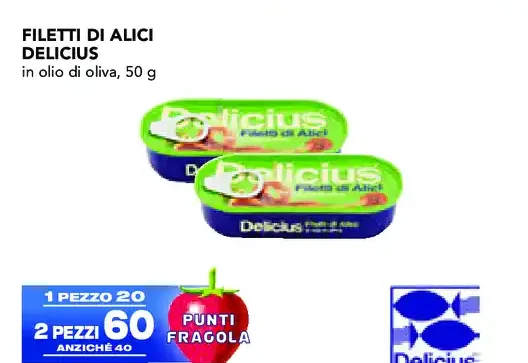 Filetti di alici Delicius