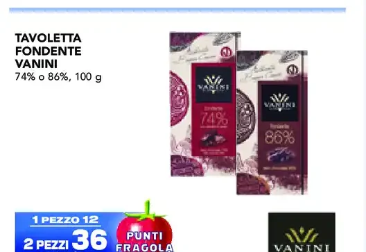 Tavoletta fondente Vanini