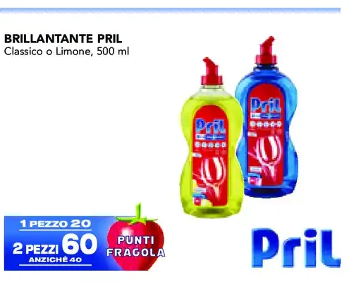 Brillantante Pril classico o limone 500 ml