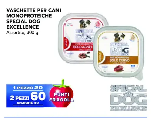 Vaschette per cani monoproteiche Special Dog Excellence 300 g