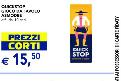 Quickstop Gioco da tavolo Asmodee