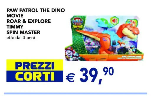 Gioco Paw Patrol The Dino Movie Roar & Explore Timmy Spin Master