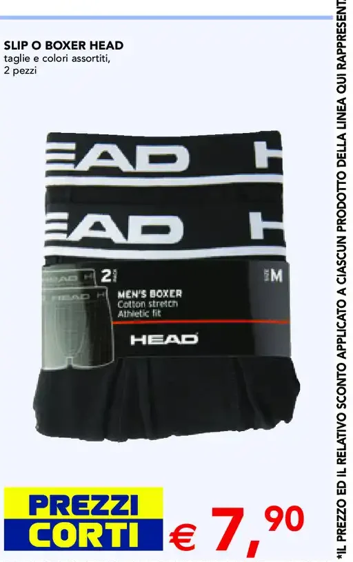 Slip o boxer Head