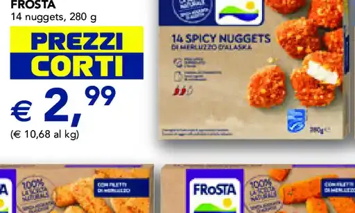 Nuggets spicy merluzzo d'Alaska Frosta