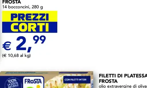 Bocconcini di merluzzo d'Alaska Frosta