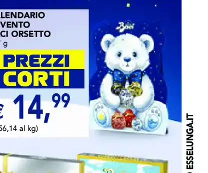 Calendario avvento Baci Orsetto