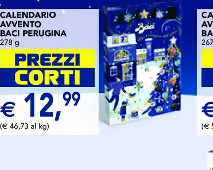 Calendario avvento Baci Perugina