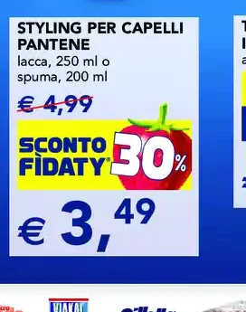 Styling per capelli Pantene