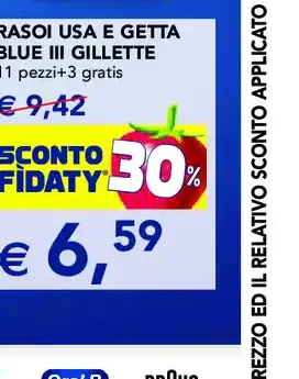 Rasoi usa e getta Blue II Gillette
