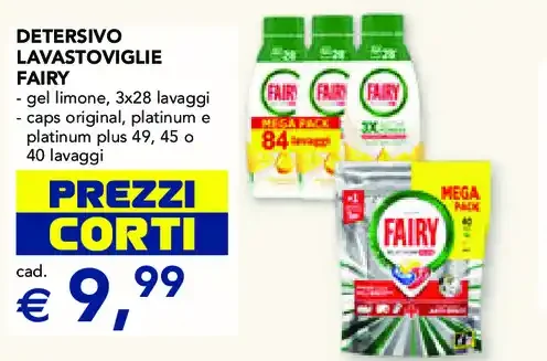 Detersivo lavastoviglie Fairy