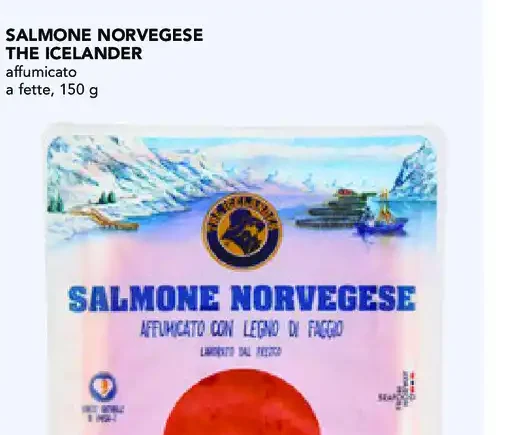 Salmone norvegese affumicato The Icelandic