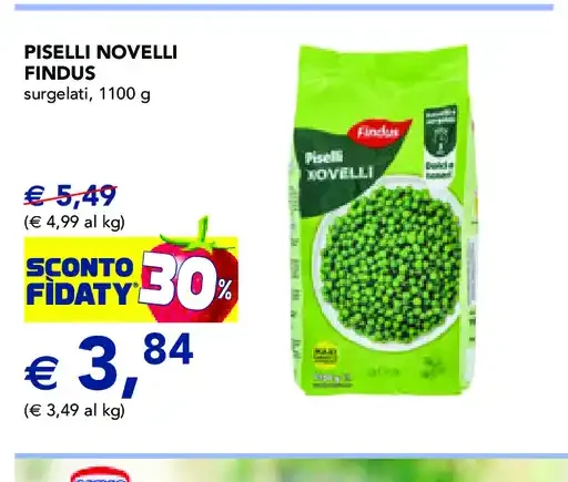 Piselli Novelli Findus
