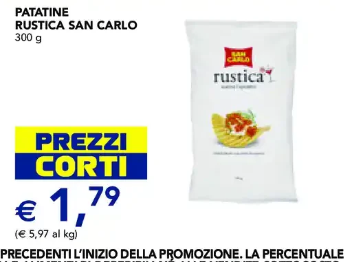 Patatine rustica San Carlo