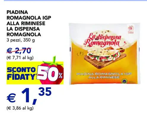 Piadina romagnola IGP La Dispensa Romagnola