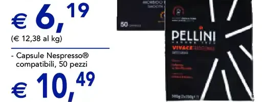 Capsule Pellini compatibili Nespresso