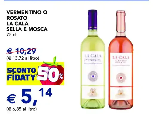 Vermentino o Rosato La Cala