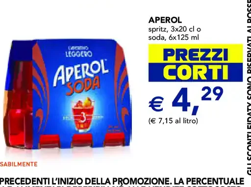 Aperol Spritz e Soda