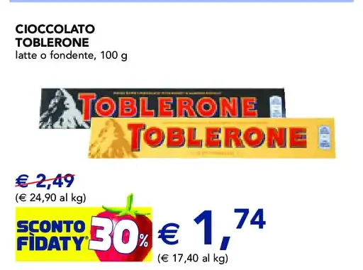 Cioccolato Toblerone