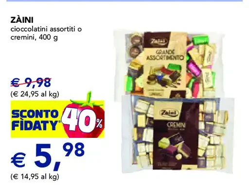 Zaini assortiti