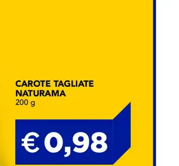 Carote tagliate Naturama