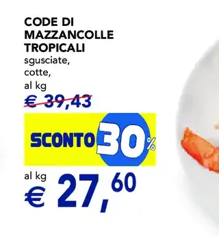Code di mazzancolle tropicali