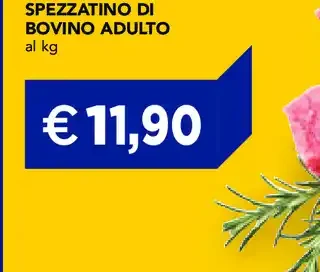 Spezzatino di bovino adulto