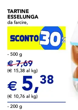 Tartine Esselunga
