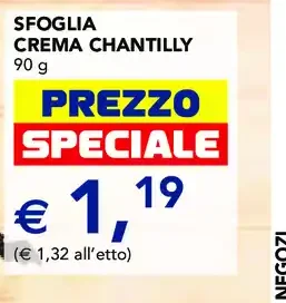 Sfoglia crema chantilly