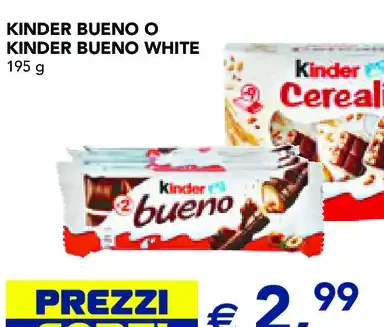 Kinder Bueno o Kinder Bueno White
