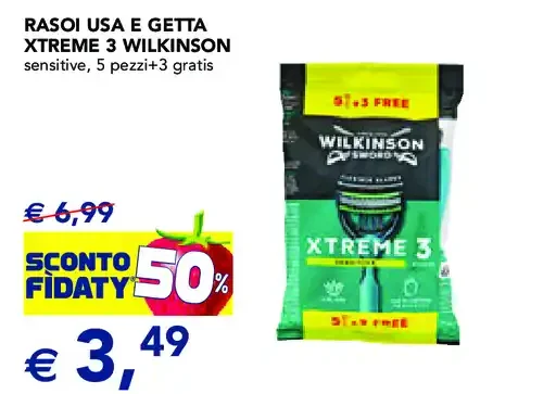 Rasoi usa e getta Wilkinson Xtreme 3