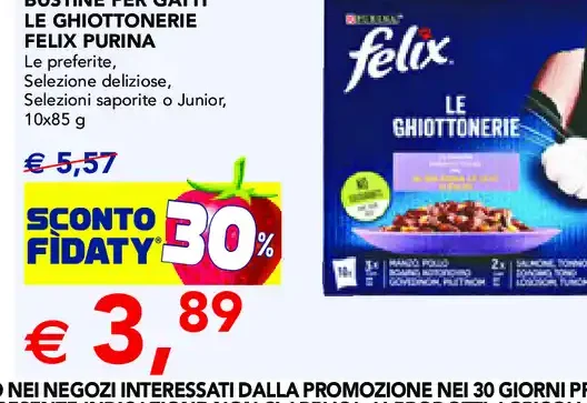 Bustine per gatti Felix Le Ghiottonerie