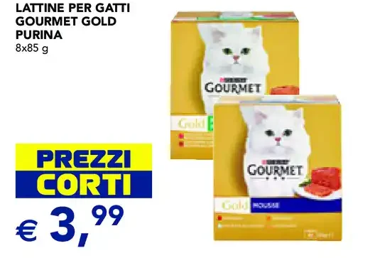 Lattine per gatti Gourmet Gold Purina
