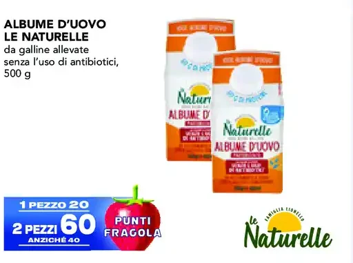 Albume d'uovo Le Naturelle