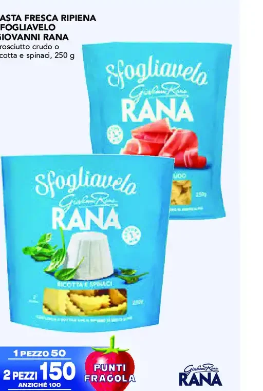 Pasta fresca ripiena Sfogliavelo Giovanni Rana
