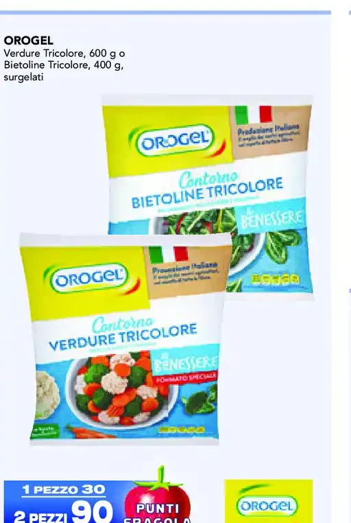 Verdure surgelate Orogel