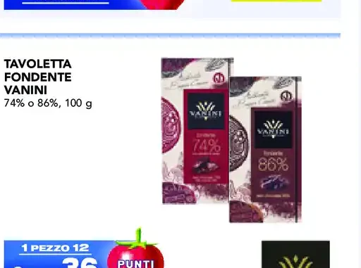 Tavoletta fondente Vanini
