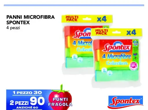 Panni microfibra Spontex