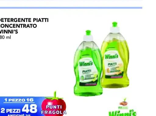 Detergente piatti concentrato Winni's