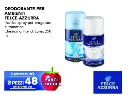 Deodorante per ambienti Felce Azzurra