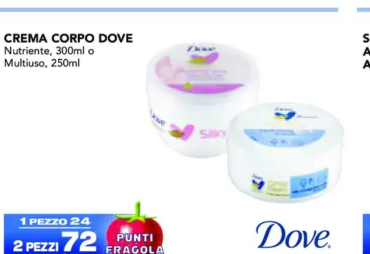 Crema corpo Dove