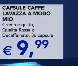 Capsule caffè Lavazza A Modo Mio